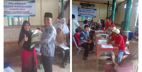 Pekon Ambarawa Barat Bagikan Beras Bantuan Kepada 437 KPM