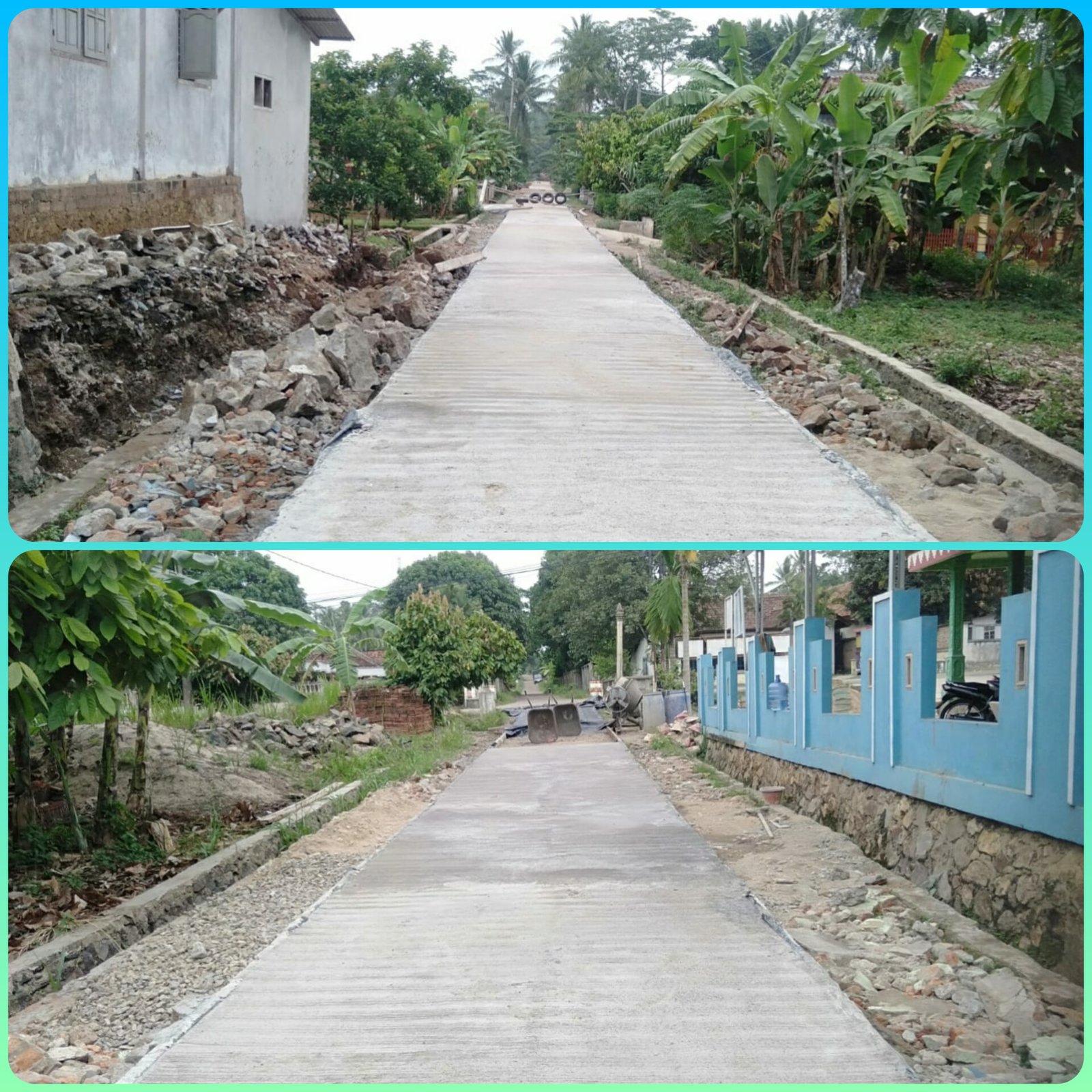 Pekon Waringinsari Barat Realisasi DD Tahap 2 Bangun Rabat Beton