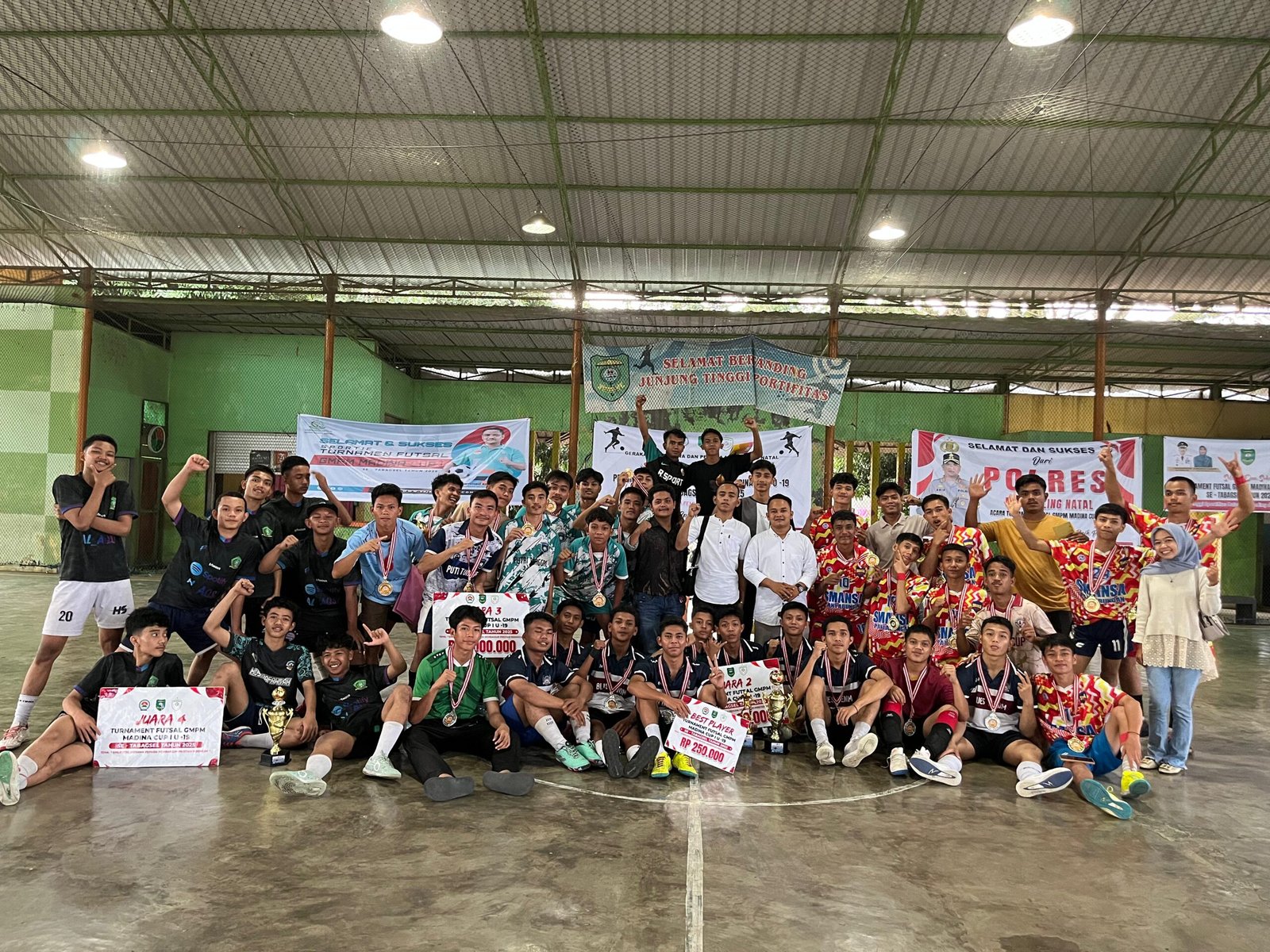 GMPM Madina Sukses Gelar Turnamen Futsal Se-TABAGSEL