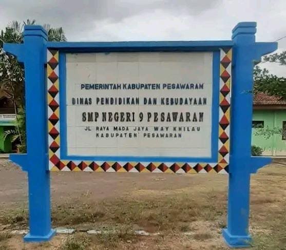 Realisasi Dana BOS SMPN 9 Pesawaran TA 2024 Sangat Fantastis Masyarakat Soroti Diduga Dijadikan Ajang Korupsi