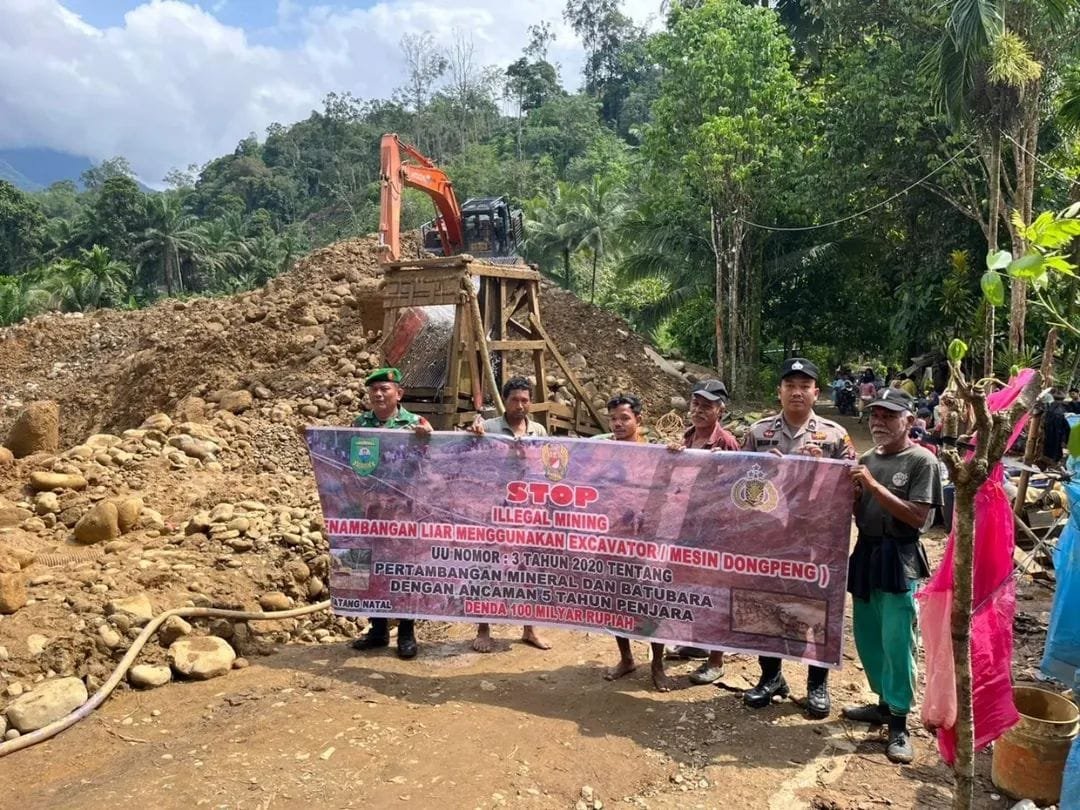 Tidak Peduli Sungai Hancur, PETI DAS Sekitaran Banjar Malayu Terus Beroperasi