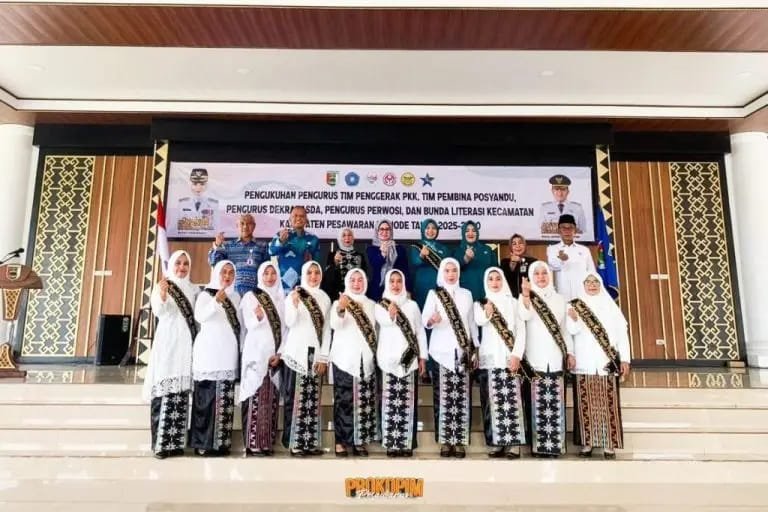 TP PKK dan Organisasi Perempuan Dikukuhkan, Bupati Nanda Indira Targetkan Pesawaran Maju dan Mandiri