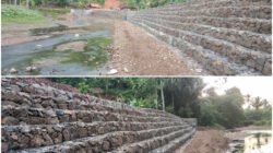 Proyek Bronjong 200 Meter di Pekon Tanjung Agung, Lindungi Warga dari Banjir