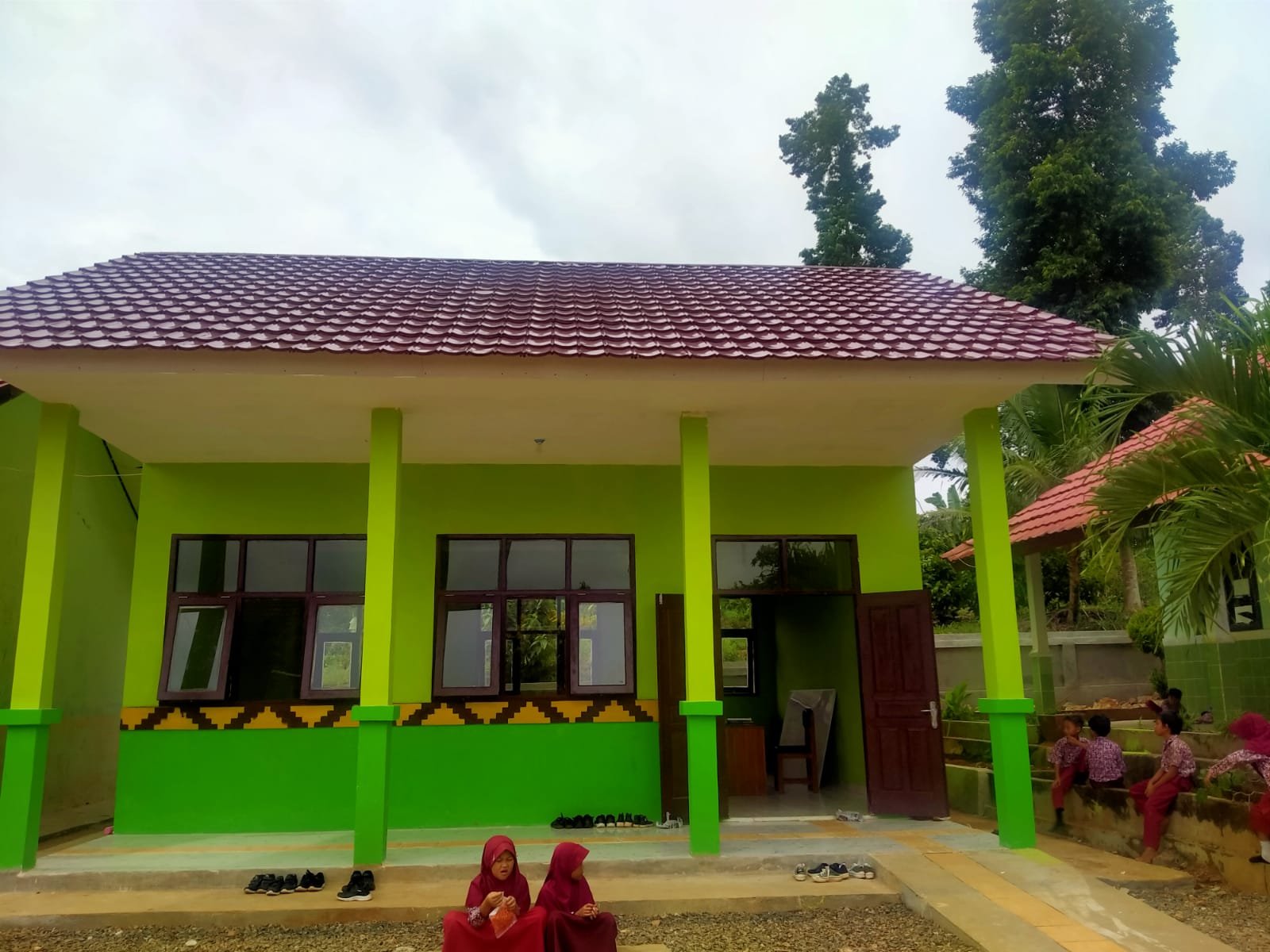 Pembangunan Ruang Kelas SD Negeri 2 Sinar Mulia Diduga Gunakan Dana Siluman, Tanpa Plang Informasi 