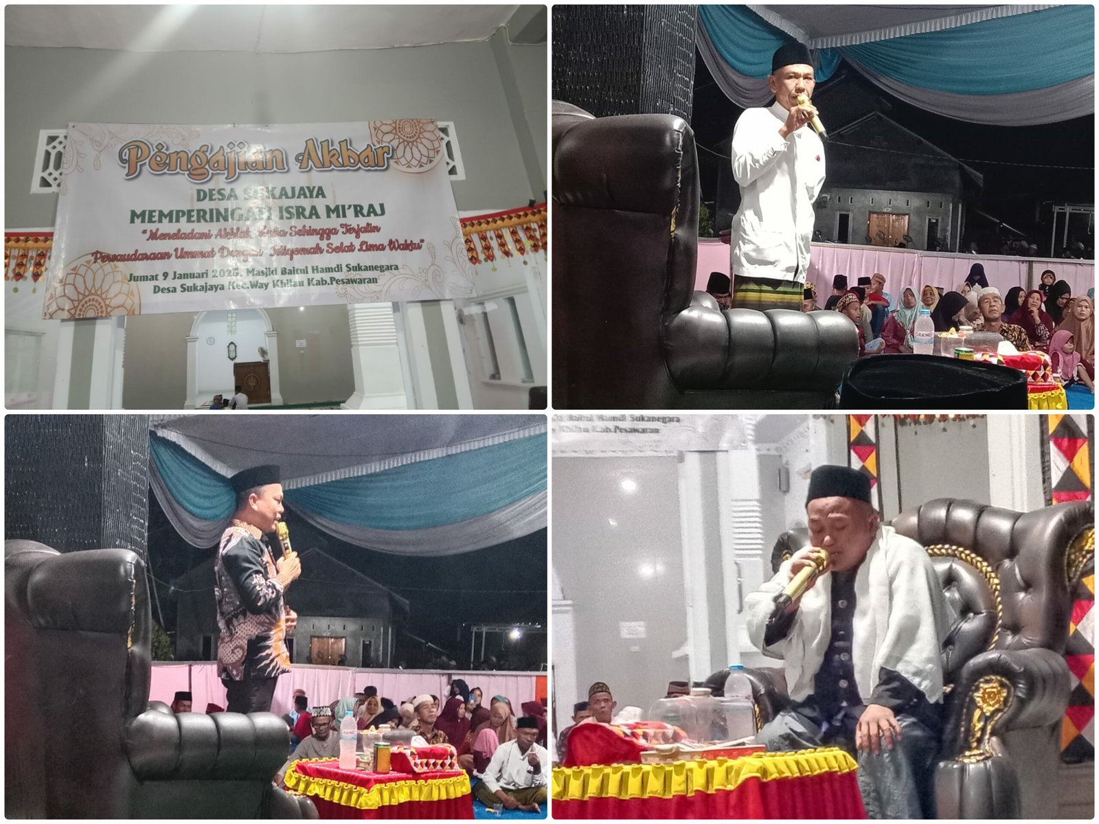 Peringatan Isro Mikraj Nabi Muhammad SAW di Masjid Baitul Hamdi Sukanegara Berlangsung Khidmat