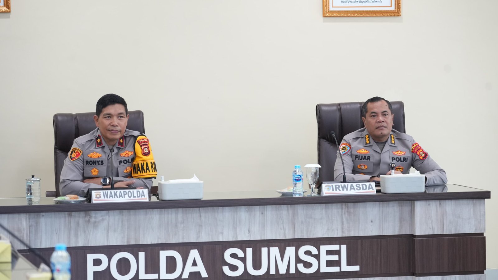 Wakapolda Sumsel Ikuti Rapim Polri TA 2026 Secara Daring di Gedung Presisi