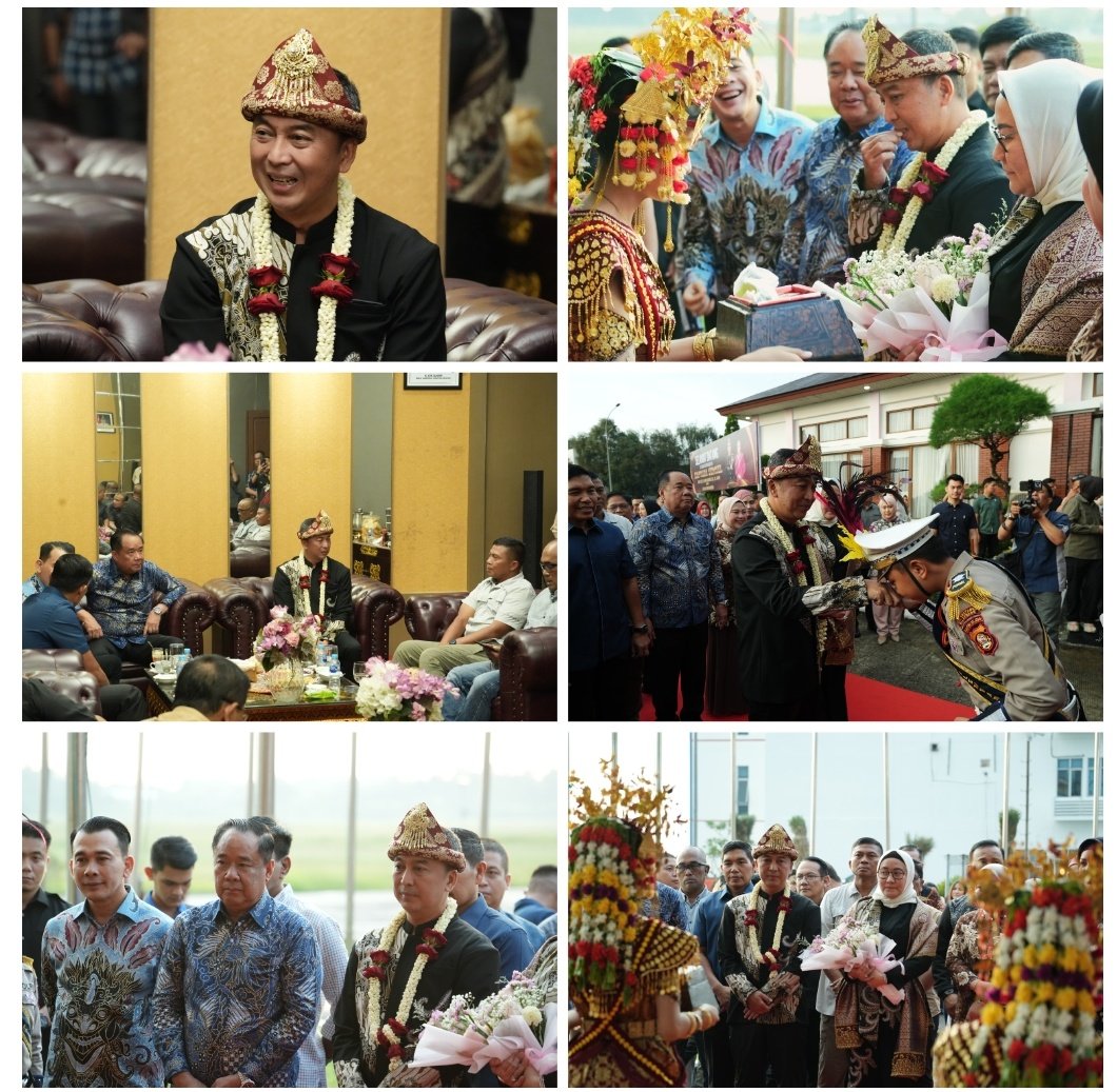 Wakapolda bersama Forkopimda Sumsel Sambut Kedatangan Irjen Pol Sandi Nugroho di Bumi Sriwijaya