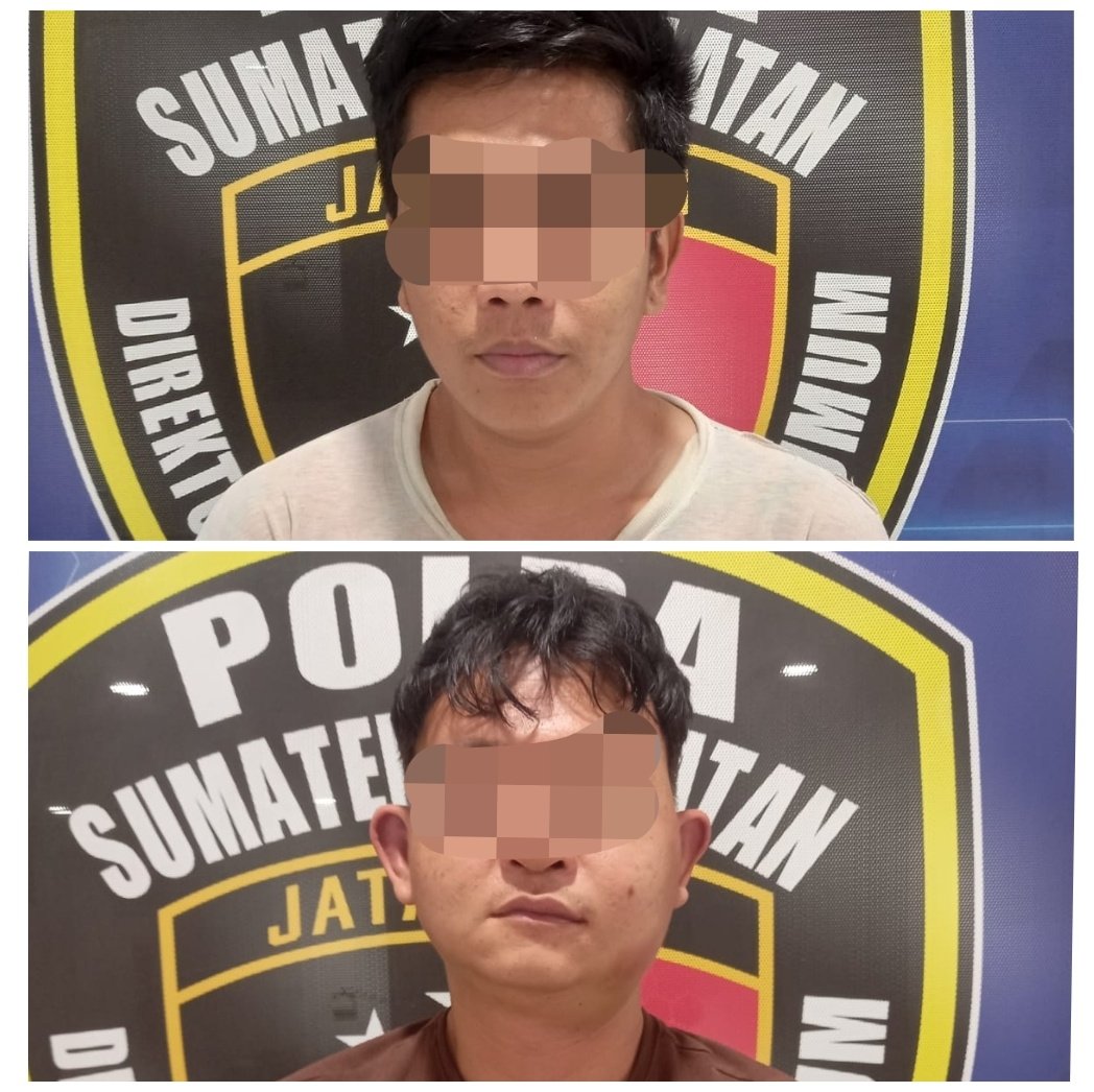 Jatanras Polda Sumsel Ringkus Dua Pelaku Pencurian Mobil Terios di Palembang