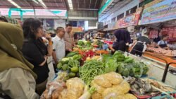 Satgas Saber Pangan Pusat Sidak Pasar Lemabang Palembang, Stok dan Harga Pangan Terkendali