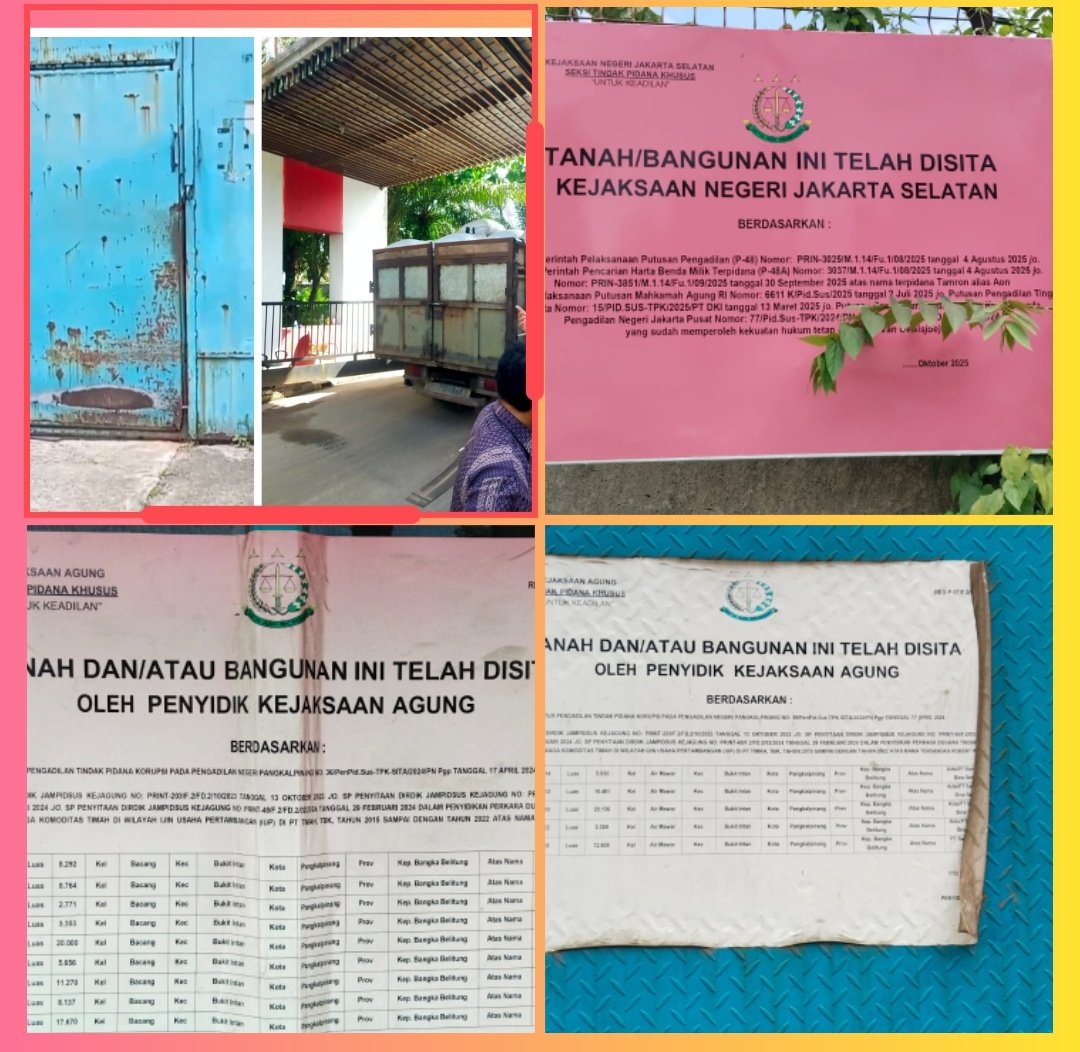 Gudang Timah di Pangkalpinang Sitaan Kejagung Diduga Tanpa Segel dan Gembok, Picu Tanda Tanya Publik