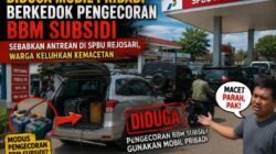 Warga Keluhkan Antrean SPBU Rejosari, Diduga Ada Penyalahgunaan BBM Subsidi