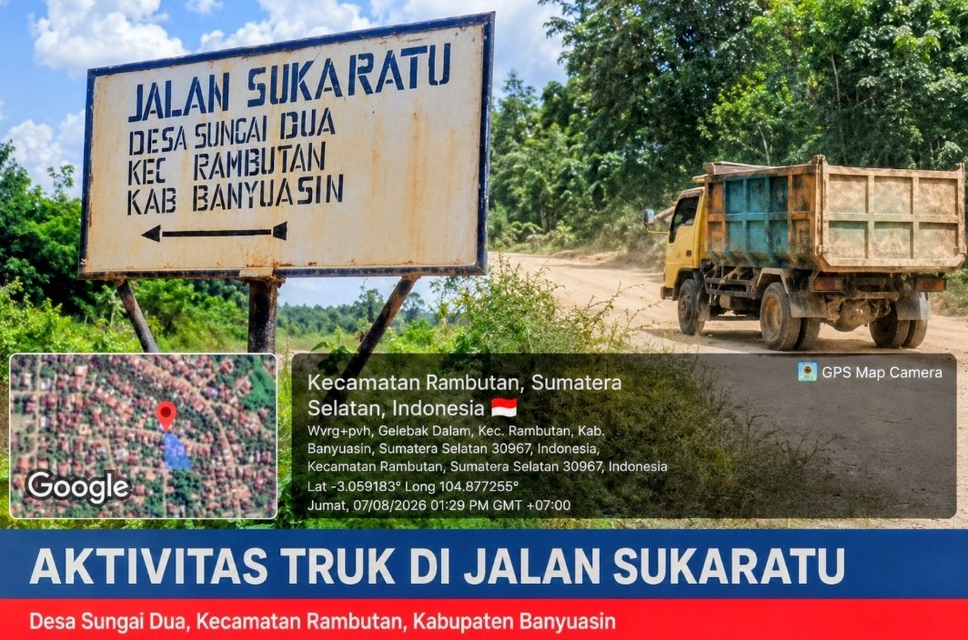 Angkutan Tanah Diduga Rusak Lingkungan, Warga Desa Sungai Dua Resah Debu dan Rumah Mulai Retak